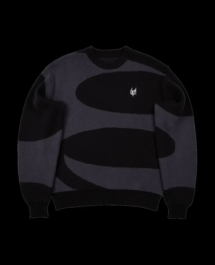 DAVRILSUPPLY Black Dvrl Knit Sweatshirts 1