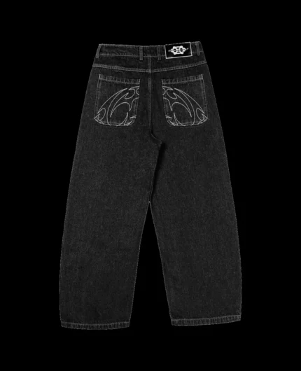 DAVRILSUPPLY Black Ornament Pants 3