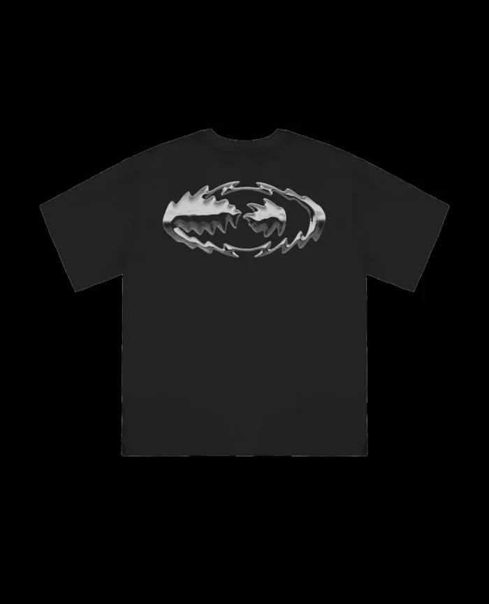 DAVRILSUPPLY Black Thorny T Shirt 1