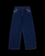 DAVRILSUPPLY Blue Ornament Pants 1