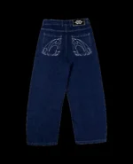 DAVRILSUPPLY Blue Ornament Pants 4