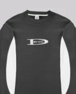 DAVRILSUPPLY Dark Grey D Crewneck Sweatshirts 2