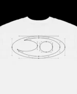 DAVRILSUPPLY White Segment T Shirt 3