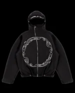 Davrilsupply Black Windbreaker Jacket 1