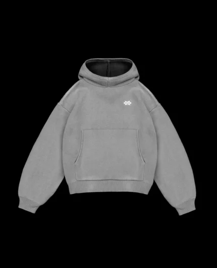 Davrilsupply Washed Grey Hooded Knit 2